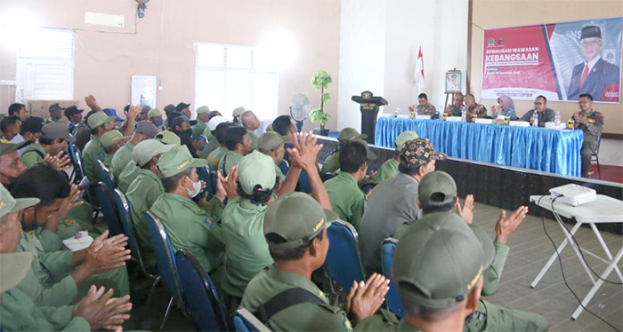 Anggota Linmas Jadi Sasaran Sosbang