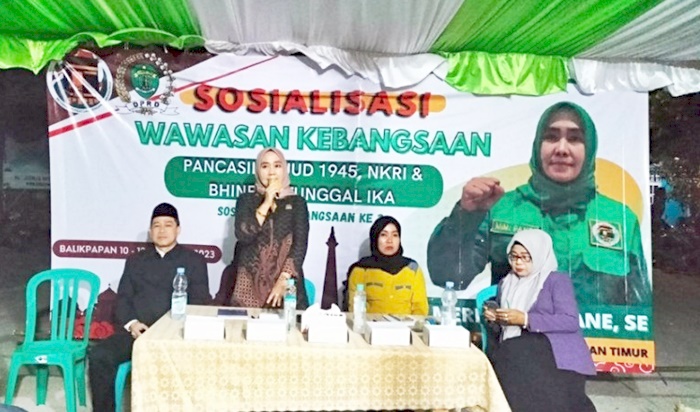 Sosialisasi Wasbang di Manggar Baru, Balikpapan