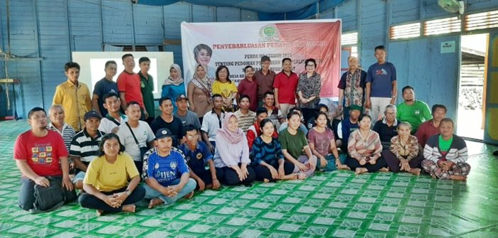 Keberadaan Masyarakat Hukum Adat Telah Diakui Negara Veridiana Huraq Wang Sosialisasi Perda di Kota Bangun