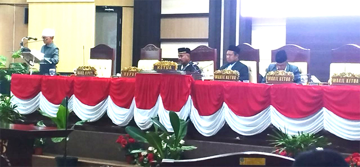 Di Rapat Paripurna Ke-8, Bupati Sampaikan LKPJ TA 2022