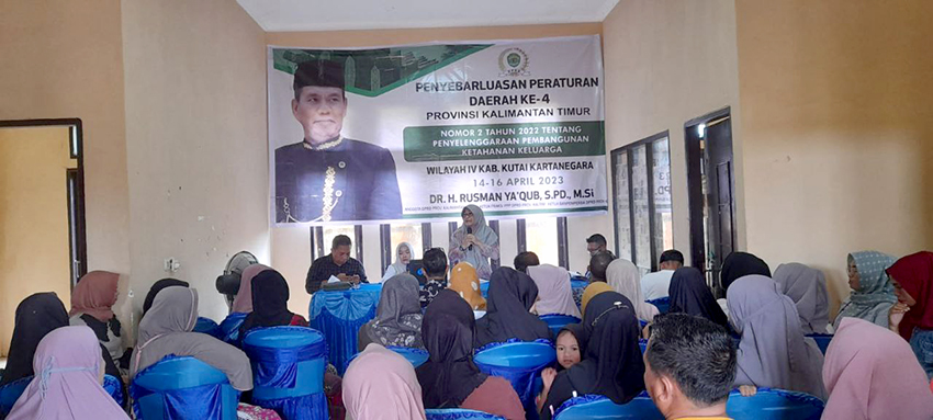 Rusman Ya’qub Gelar Sosper Ketahanan Keluarga di Loa Janan