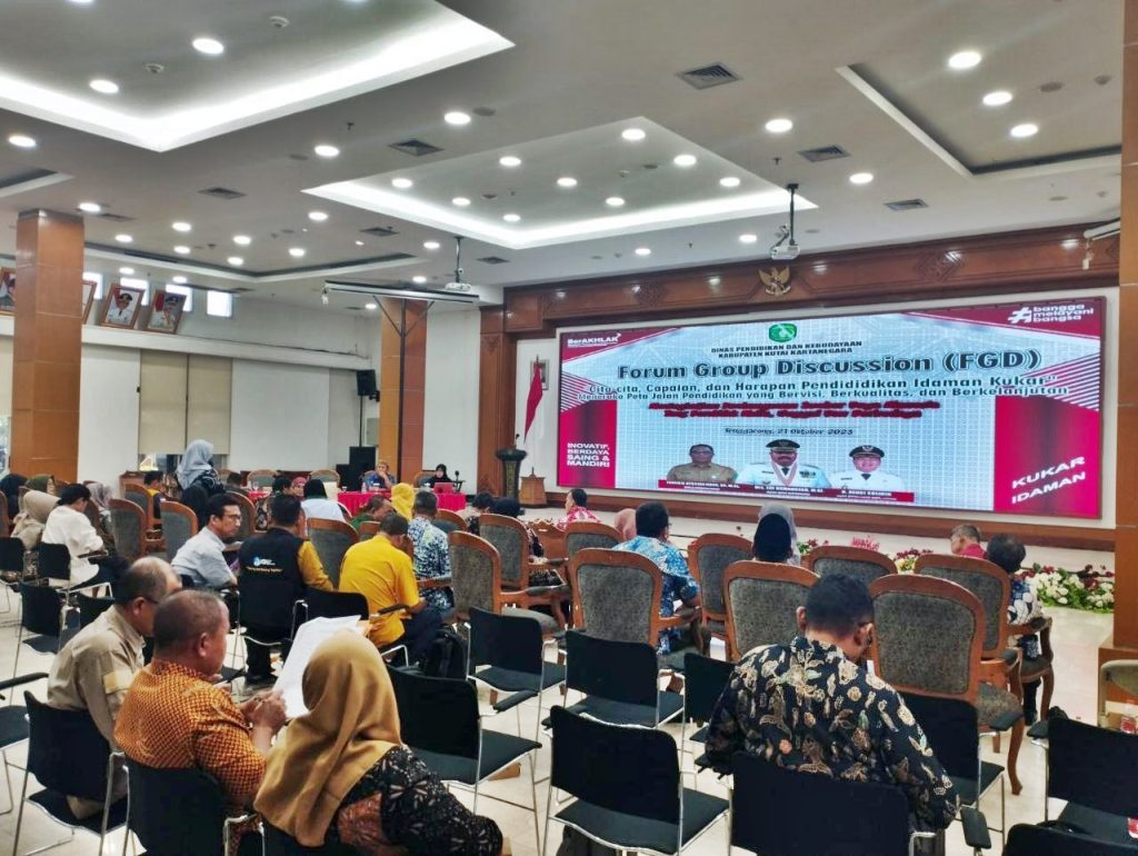 FGD Disdikbud Kukar, Asisten III : Pentingnya Menyusun Roadmap untuk Memajukan Pendidikan