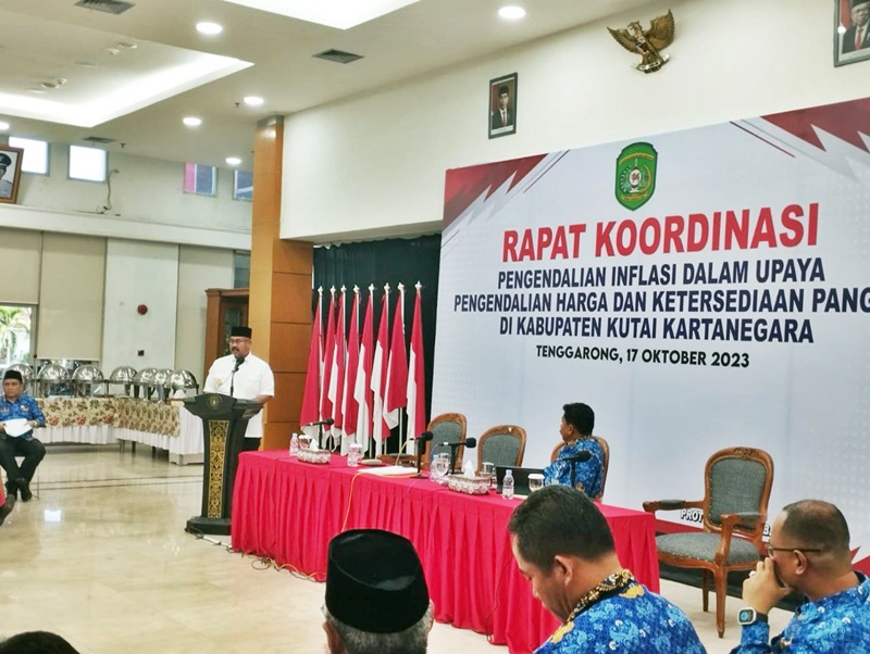 Pemkab Kukar Gelar Rakor Pengendalian Inflasi, Tekan Harga Bapok