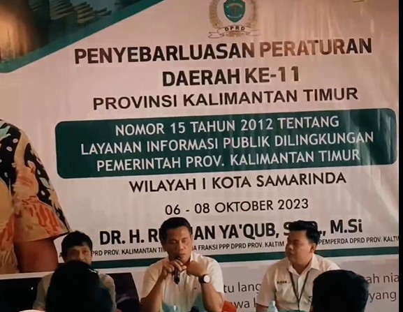 Rusman Ya’qub: Perda Layanan Informasi Publik Cocok Bagi Mahasiswa