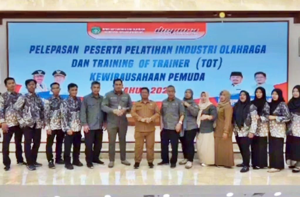 Dispora Kukar Kirim Peserta Pelatihan Industri Olahraga dan TOT Kewirausahaan Pemuda ke Yogyakarta