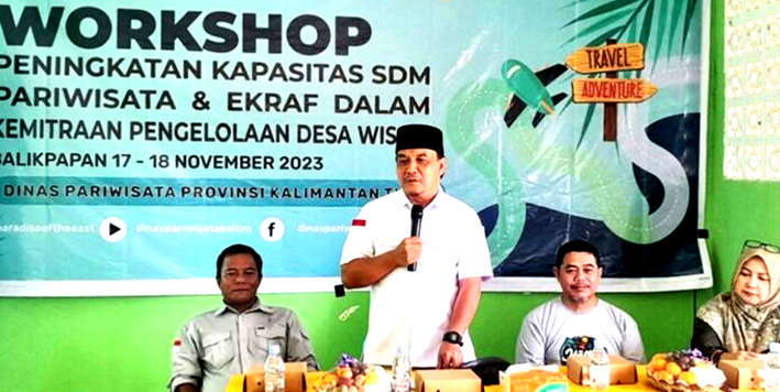 Workshop Ekonomi Kreatif, Bagus Susetyo Contohkan Desa Wisata Pela