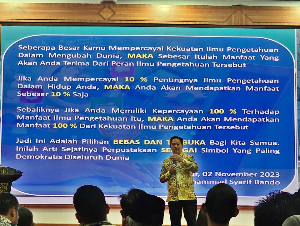 Kaperpusnas Jadi Keynote Speaker Talk Show Literasi untuk Kesejahteraan Kukar