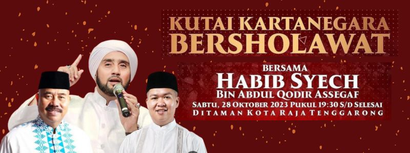 Bakal Hadir Habib Syech bin Abdul Qodir Assegaf di Kukar Bersholawat Jilid 2