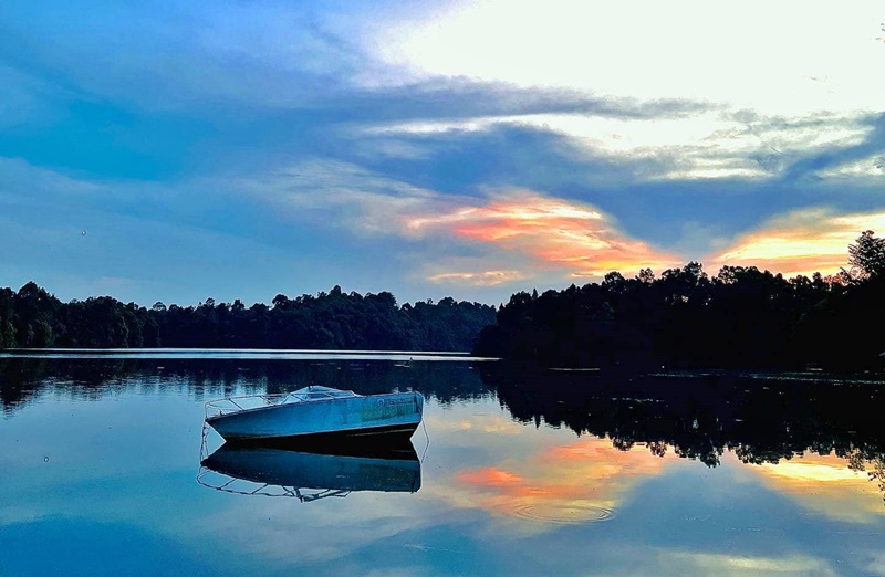 Dukung Sektor Pertanian, Pemerintah Kecematan Lakukan Pemeliharaan Waduk