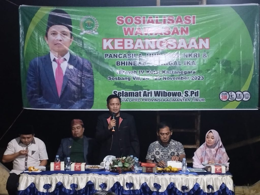 Selamat Ari Wibowo di Desa Rempanga, Gaungkan Empat Pilar Bangsa