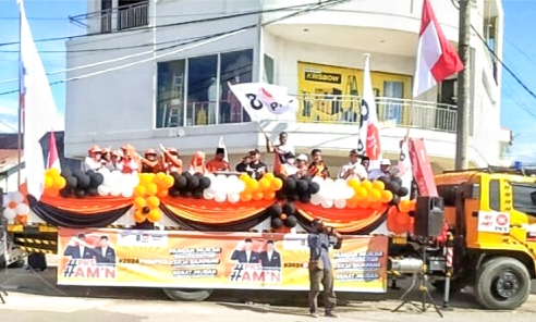 Kenalkan Visi Misi Pasangan Calon dan Wakil Presiden No Urut 1 Lewat Flashmob