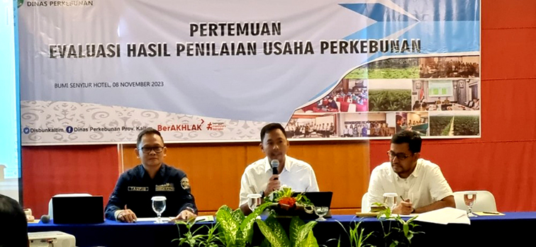 Peran Perusahaan Perkebunan Swasta Sangat Vital, Disbun Gelar Evaluasi Rutin