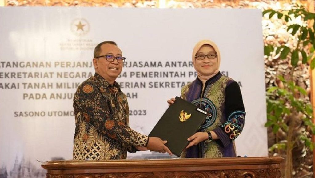 MoU Pinjam Pakai Lahan, Dukung Promosi Empat Pilar Kaltim di Anjungan TMII