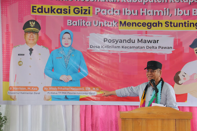 Harisson Himbau Kepada Masyarakat Akan Pentingnya Edukasi Stunting