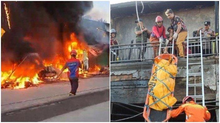 Ruko di Samarinda Terbakar, Korban Tewas Akibat Hirup Asap