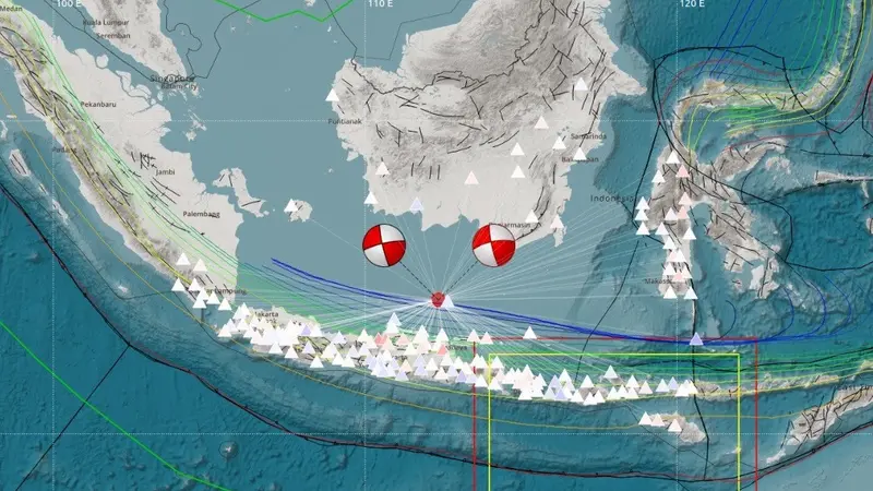 Update BMKG: 110 Gempa Terjadi di Wilayah Tuban-Bawean