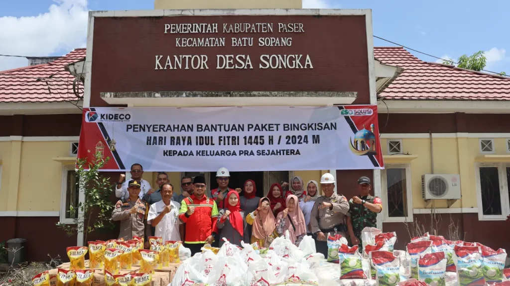 Kideco Salurkan Bantuan dan Gelar Lomba di Paser, Kalimantan Timur