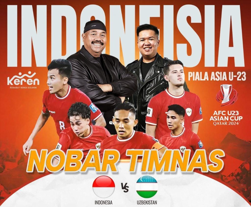 Saatnya Bersatu: Edi Damansyah-Rendi Solihin Gelar Nobar Untuk Dukung Timnas Indonesia vs Uzbekistan