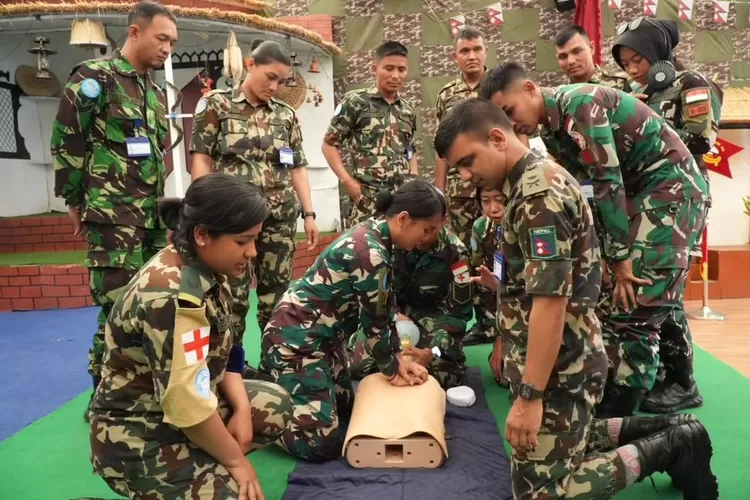 Desa Tulin di Lebanon Selatan Sambut Hangat Cimic Indobatt XXIII-R