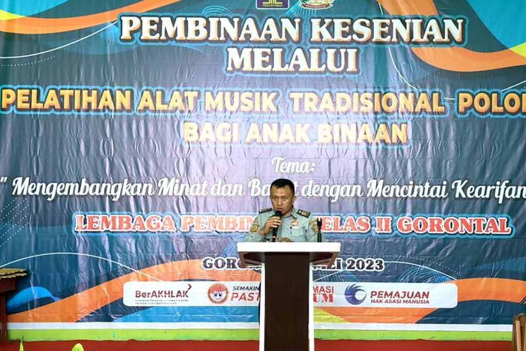 LPKA Gorontalo Dorong Pengembangan Minat dan Bakat Seni Anak Binaan