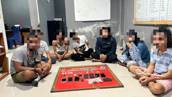 Polisi Gerebek Tiga Pria Pesta Sabu di Terusan Nunyai