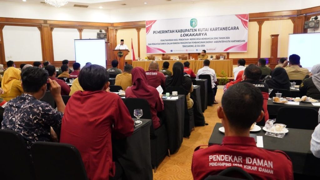 Lokakarya Pemutakhiran IDM 2024, Kukar Tanpa Desa Tertinggal