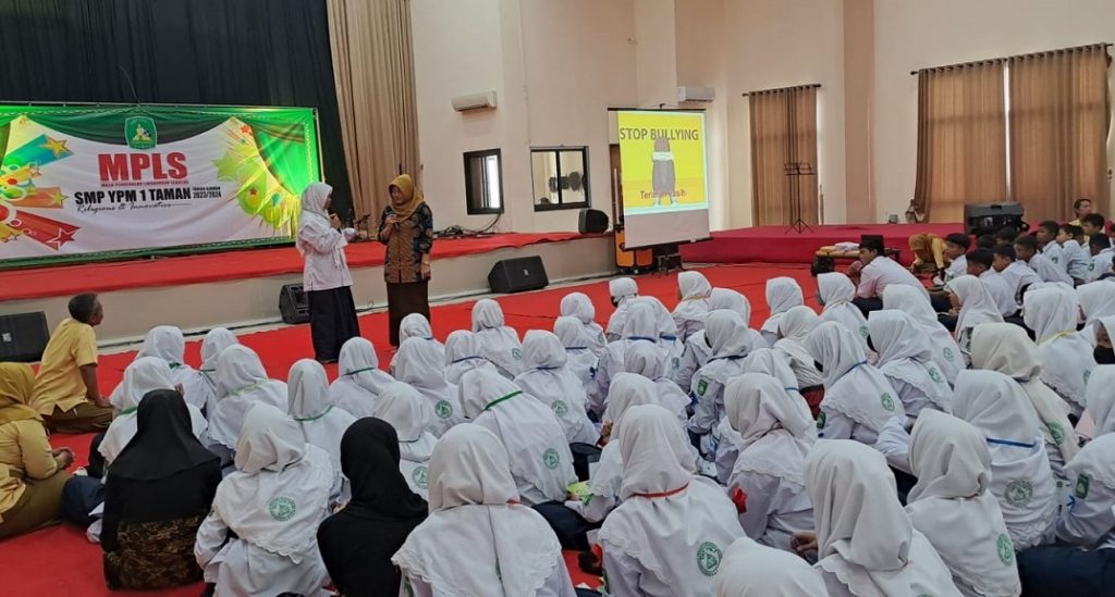 SMP YPM 1 Taman Ciptakan Suasana MPLS yang Menyenangkan dan Anti Bullying