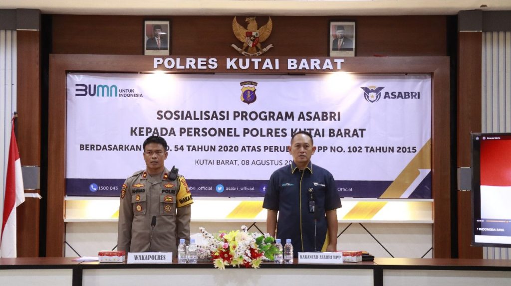 Sosialisasi Program Asabri di Lingkungan Polres Kutai Barat Polda Kalimantan Timur