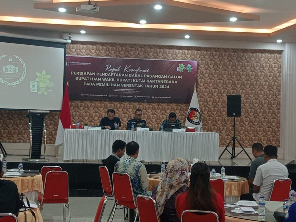 KPU Kukar Gelar Rakor Persiapan Pendaftaran Bacalon Bupati dan Wakil Bupati