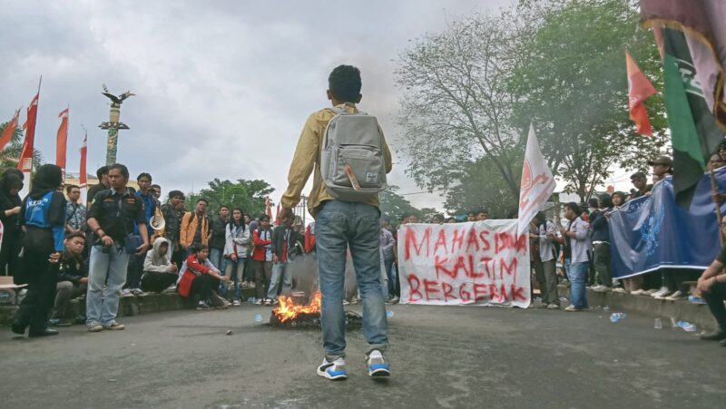 Polresta Samarinda Selidiki Demonstran Pembawa Sajam dalam Kerusuhan Demo Tolak Revisi UU Pilkada