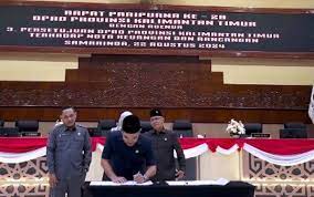 Nota Keuangan dan Ranperda APBD 2025 Disetujui oleh Pemprov dan DPRD Kaltim