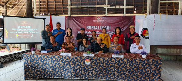 KPU Mahulu Kaltim Berikan Sosialisasi Syarat Calon Kepala Daerah bagi Partai Politik