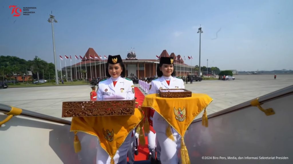 Setelah Tiba di Sepinggan, Bendera Merah Putih dan Teks Proklamasi Dibawa ke IKN