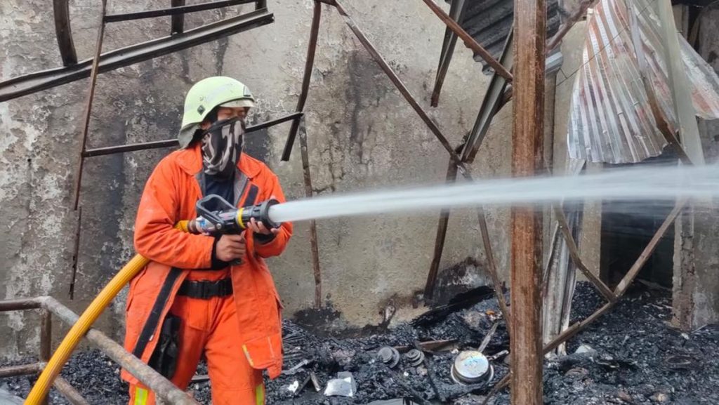 Kebakaran di Pasar Kutoarjo Purworejo, 5 Orang Alami Luka