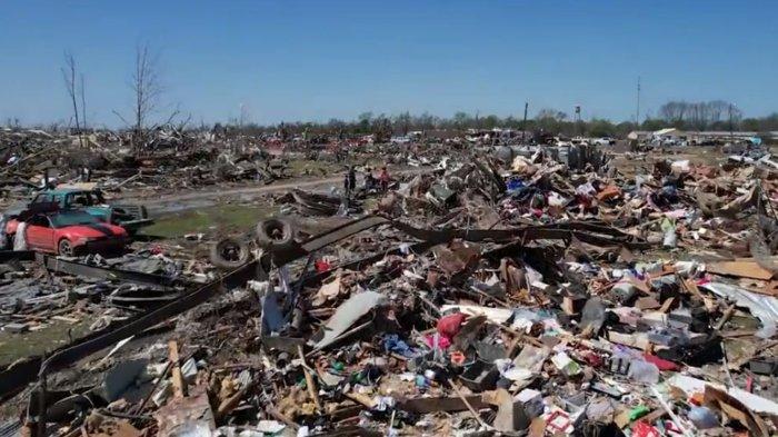 26 Korban Tewas dan Puluhan Cedera Akibat Tornado di Mississippi, AS