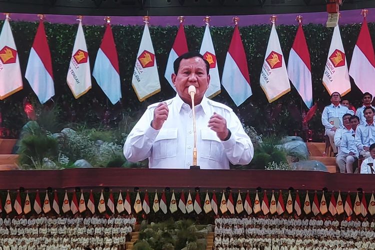 Prabowo Terpilih Lagi Pimpin Gerindra dan Dewan Pembina untuk Periode 2024-2029