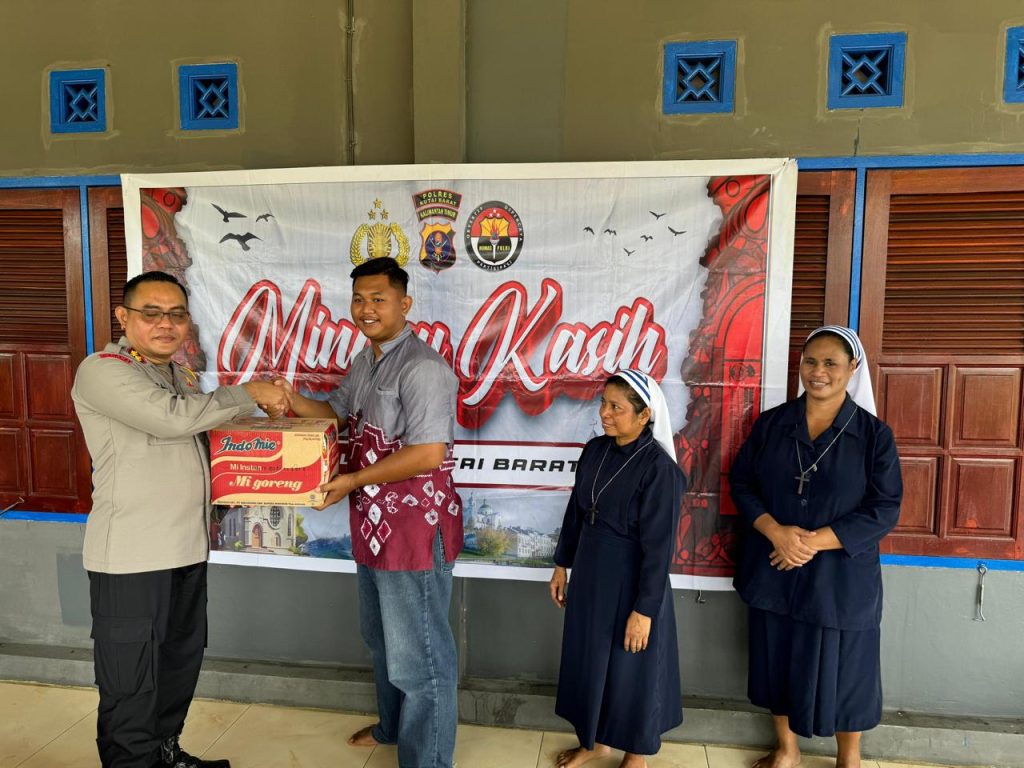 Minggu Kasih Kapolres Kutai Barat Bersama Panti Asuhan Bruder Alma Katholik Kab. Kutai Barat