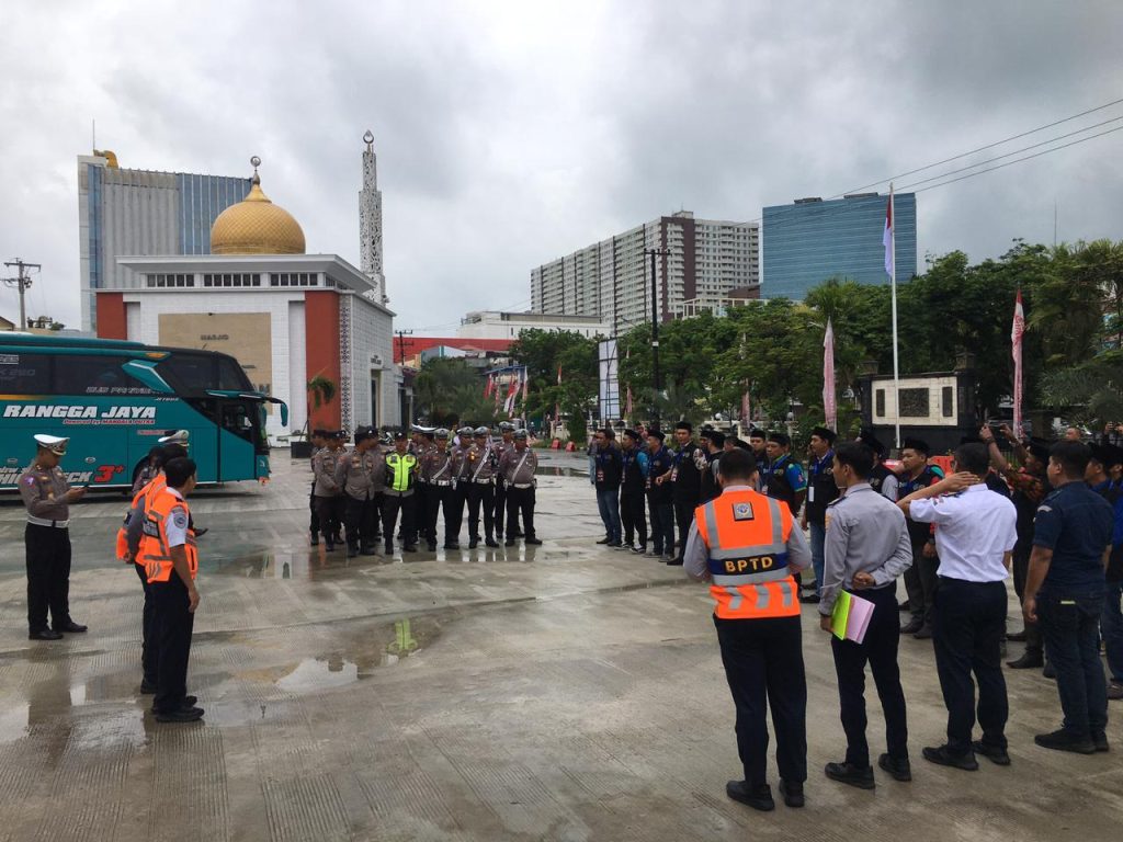 Jamin Kelancaran Mobilisasi Tamu Undangan VIP HUT RI Ke-79 Di IKN, Polda Kaltim Gelar Simulasi Pengawalan Pemberangkatan