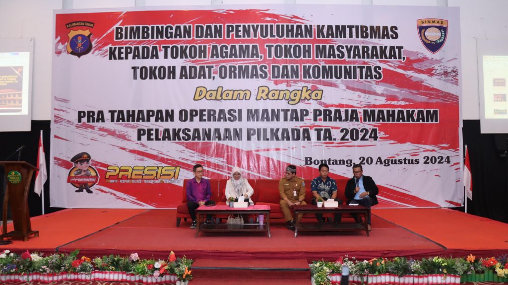 Ditbinmas Polda Kaltim Lakukan Pembinaan dan Penyuluhan Kamtibmas di Kota Bontang Menjelang Pilkada 2024