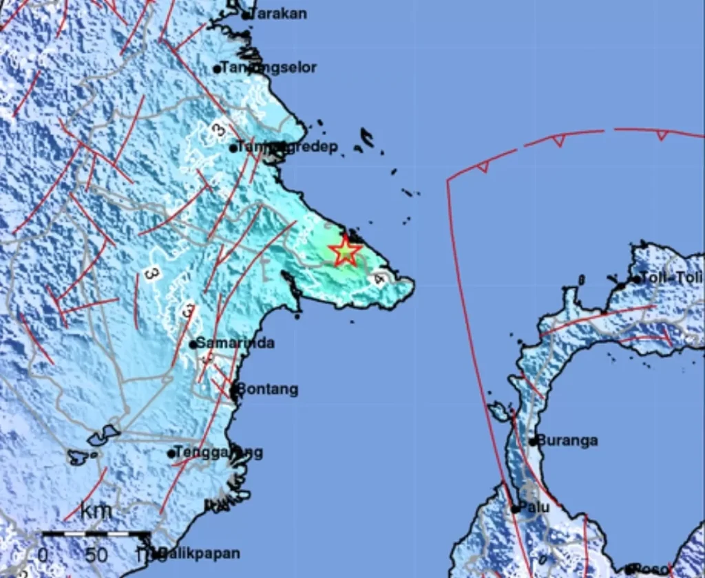 BMKG Catat Episenter Gempa di Darat, Guncangan Terasa di Beberapa Wilayah Kalimantan