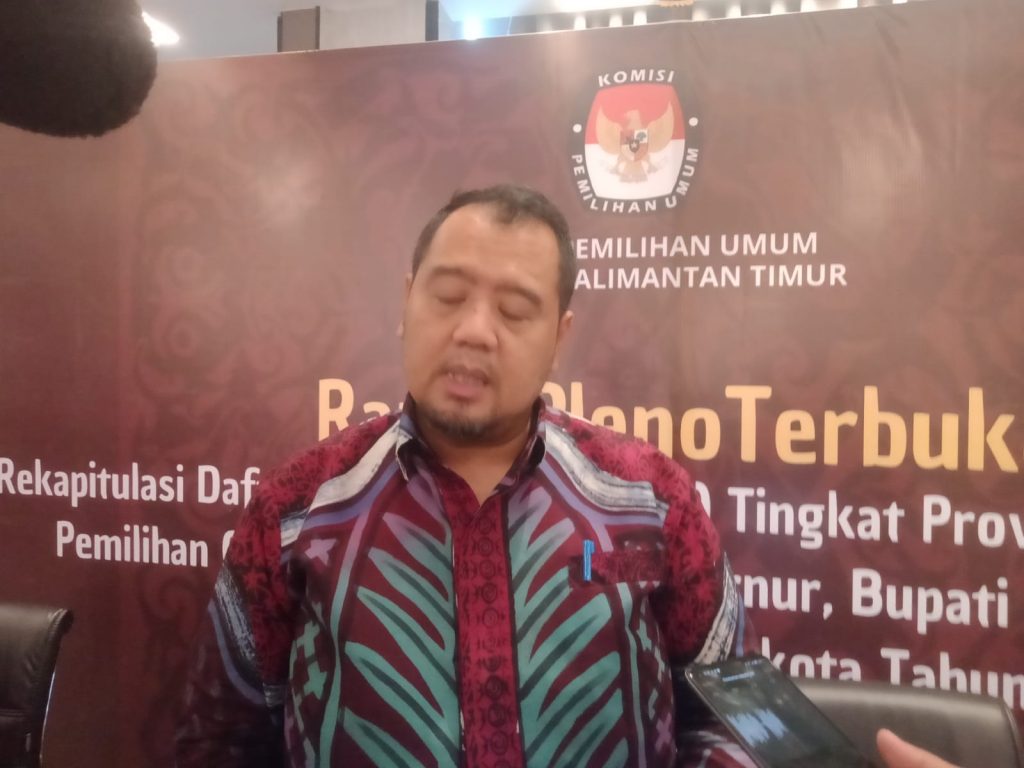 KPU Kaltim Tetapkan 2.821.202 Pemilih untuk Pilkada 2024, Naik 42.558 dari Pemilu Sebelumnya