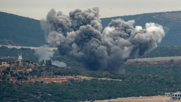 Serangan Udara Israel Hancurkan Ratusan Lokasi di Lebanon, Ribuan Warga Terpaksa Mengungsi