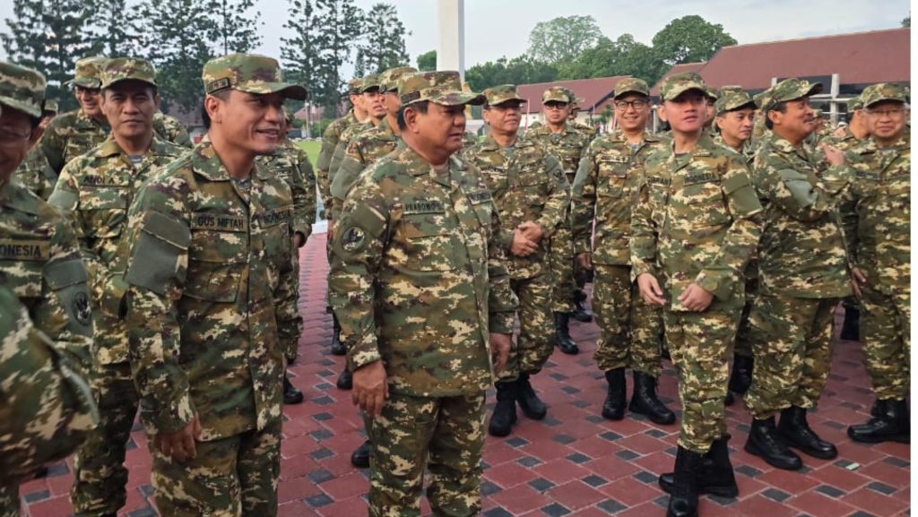 Mengikuti Pembekalan di Akmil, Menteri Tidur di Tenda dan Dibangunkan pada Pukul 04.00