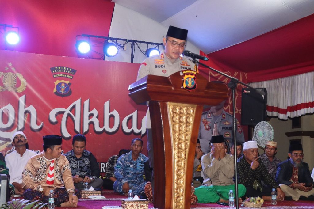 Ciptakan Suasana Damai Jelang Pilkada, Polres Kubar Adakan Doa Bersama Lintas Agama