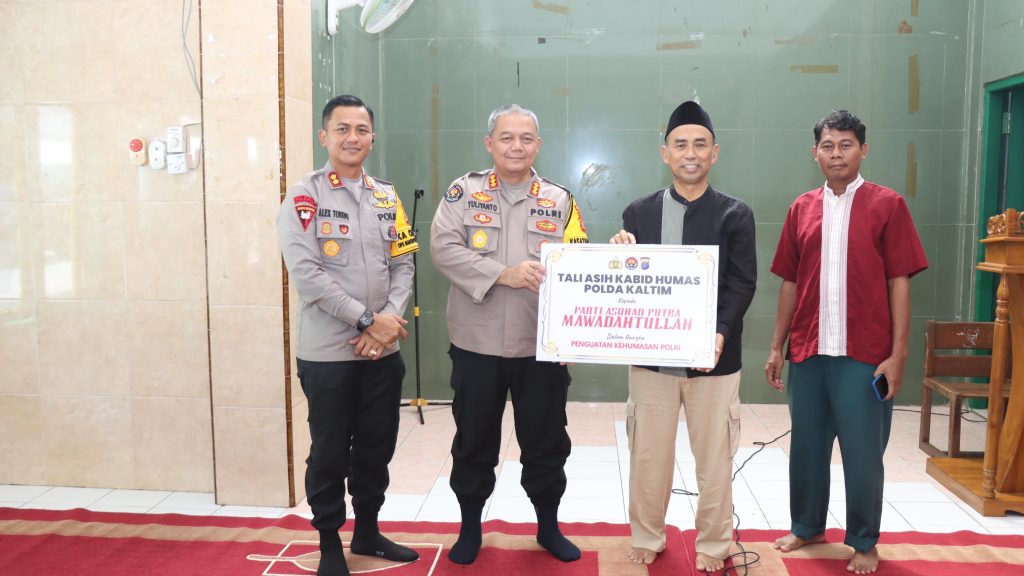 Gelar Anjangsana, Kabid Humas Polda Kaltim Kunjungi Panti Asuhan Mawadatullah di Kota Bontang