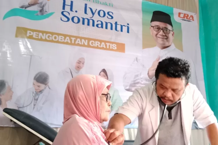 Aksi Nyata Yayasan Bhakti Iyos Somantri Bersama Komunitas CRA, Berikan Layanan Pengobatan Gratis