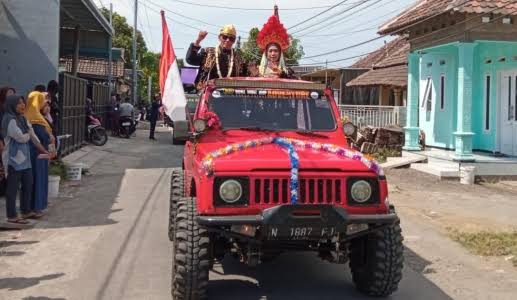 Kirab Budaya Meriahkan Ruwat Desa Balongtani