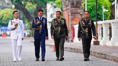 Inilah 4 Ajudan Presiden Prabowo dari TNI dan Polri