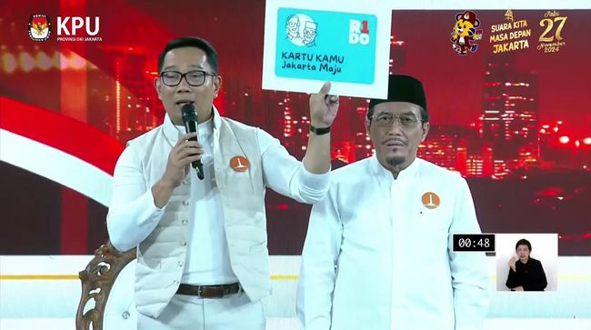 Ridwan Kamil Janji Perbanyak Co-Working Space dan Kopi Gratis untuk Gen Z dalam Debat Pilkada Jakarta