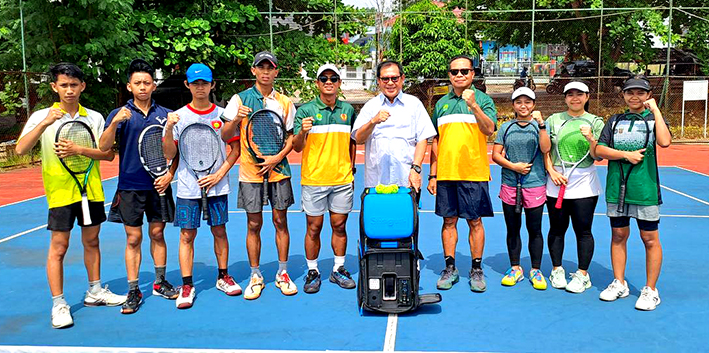 Pelti Kaltim Intensif Persiapkan Atlet Tenis Kaltim Hadapi Pra Popnas